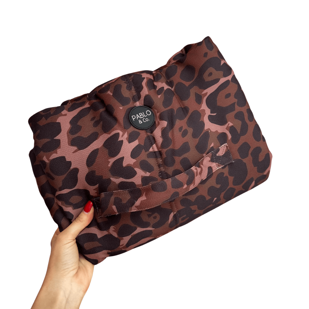 Pablo & Co Leopard Travel Mat - Floor Pet Mat from Pablo & Co at DoggyTopia