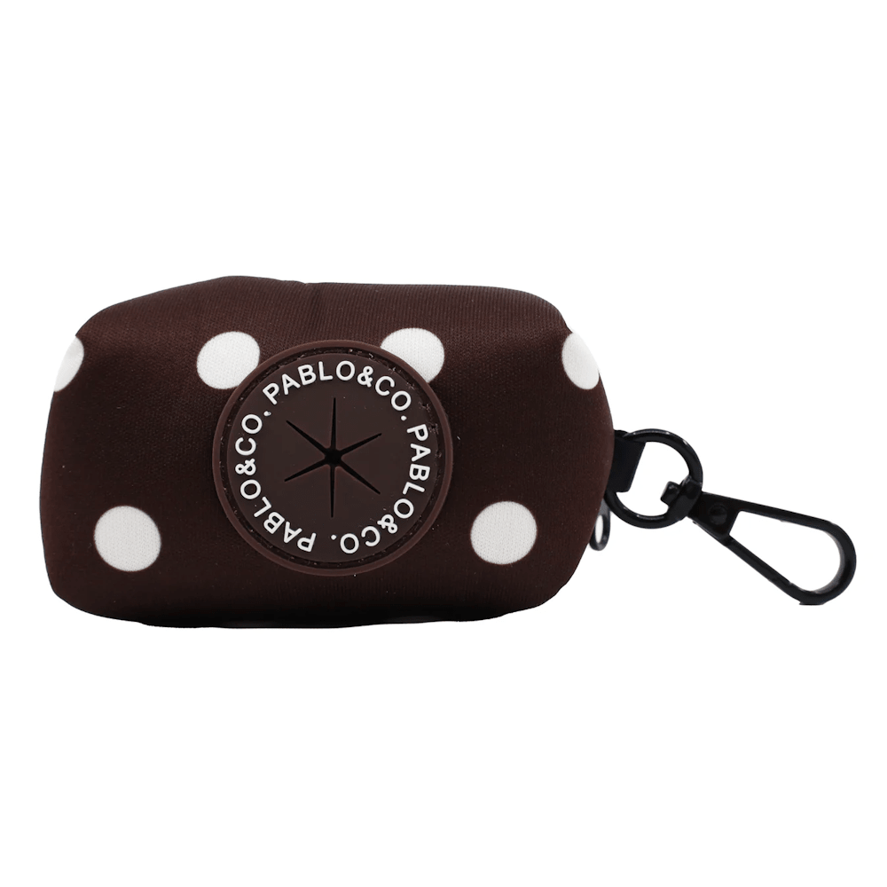 Pablo & Co Polka Dots Poop Bag Holder - Poop Bag Holders from Pablo & Co at DoggyTopia
