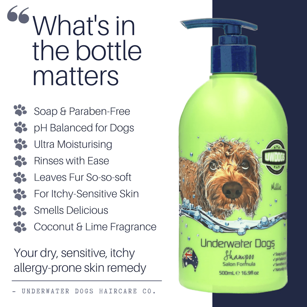 UNDERWATER DOGS Shampoo 500mL - Shampoo's from Underwater Dogs at DoggyTopia