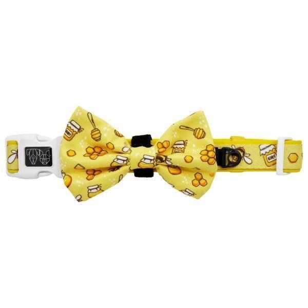 Big & Little Dogs Bee - Hiving Collar & Bow Tie - Collar & Bow Ties from Big & Little Dogs at DoggyTopia