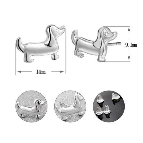 Dachshund Stud Earrings - Earrings from Sale at DoggyTopia
