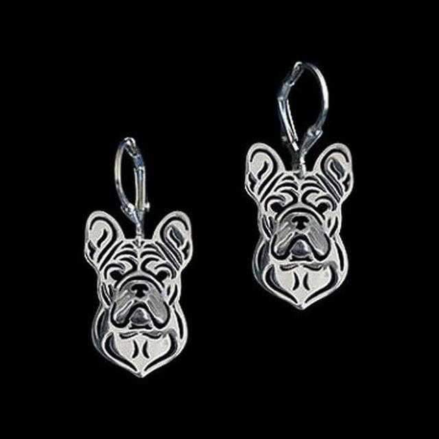 Dog Earrings - French Bulldog - Earrings from . at DoggyTopia