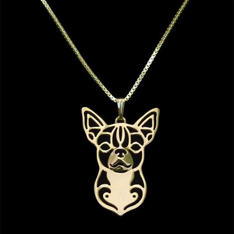 Dog Pendant Necklace - Chihuahua - Necklaces from . at DoggyTopia