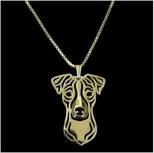 Dog Pendant Necklace - Jack Russell - Necklaces from . at DoggyTopia