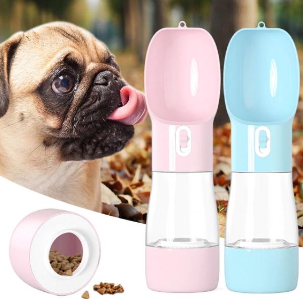 On - The - Go Water & Snack Bottle - Travel Bottles from . at DoggyTopia