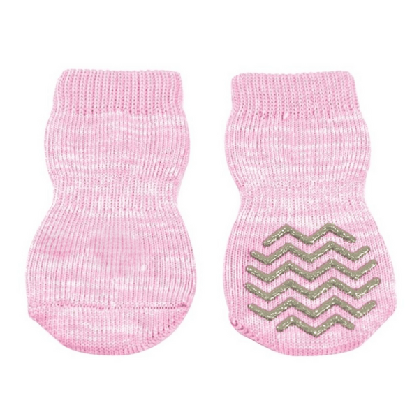 Bubblegum Pink Dog Socks