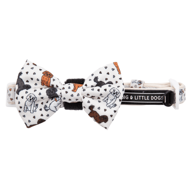 Big & Little Dogs Collar & Bow Tie: Oodles of Love