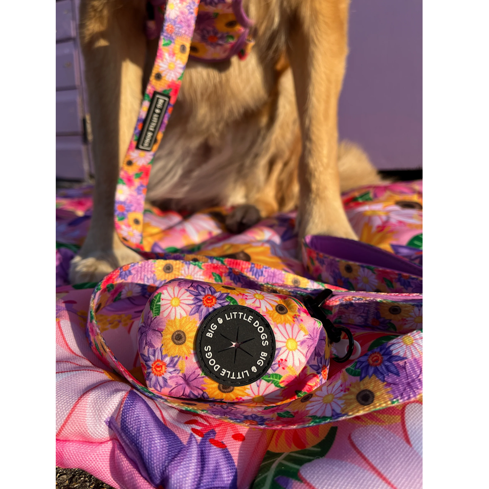 Big & Little Dogs Poop Bag Holder: Spring Fling