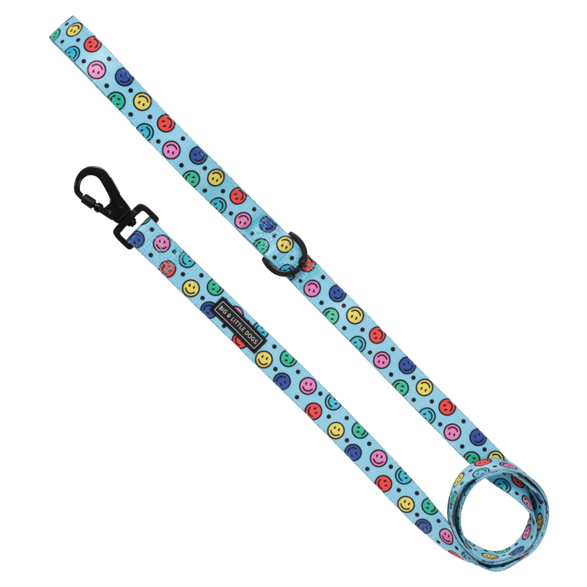 Big & Little Dogs Be Happy Dog Leash - Leashes & Leads from Sale at DoggyTopia