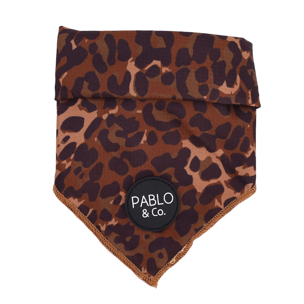 Pablo & Co Leopard Bandana - Bandanas from Pablo & Co at DoggyTopia
