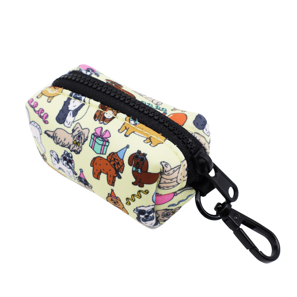 Pablo & Co Party Dawgs Poop Bag Holder - Poop Bag Holders from Pablo & Co at DoggyTopia