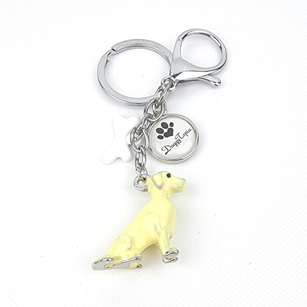 3D Golden Retriever Key Ring
