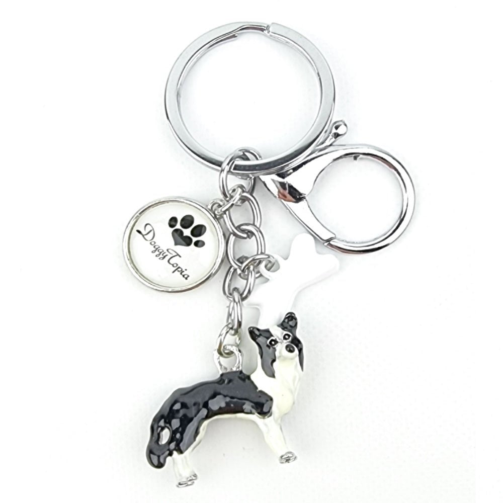 3D Border Collie Key Ring - Key Rings from Sale at DoggyTopia