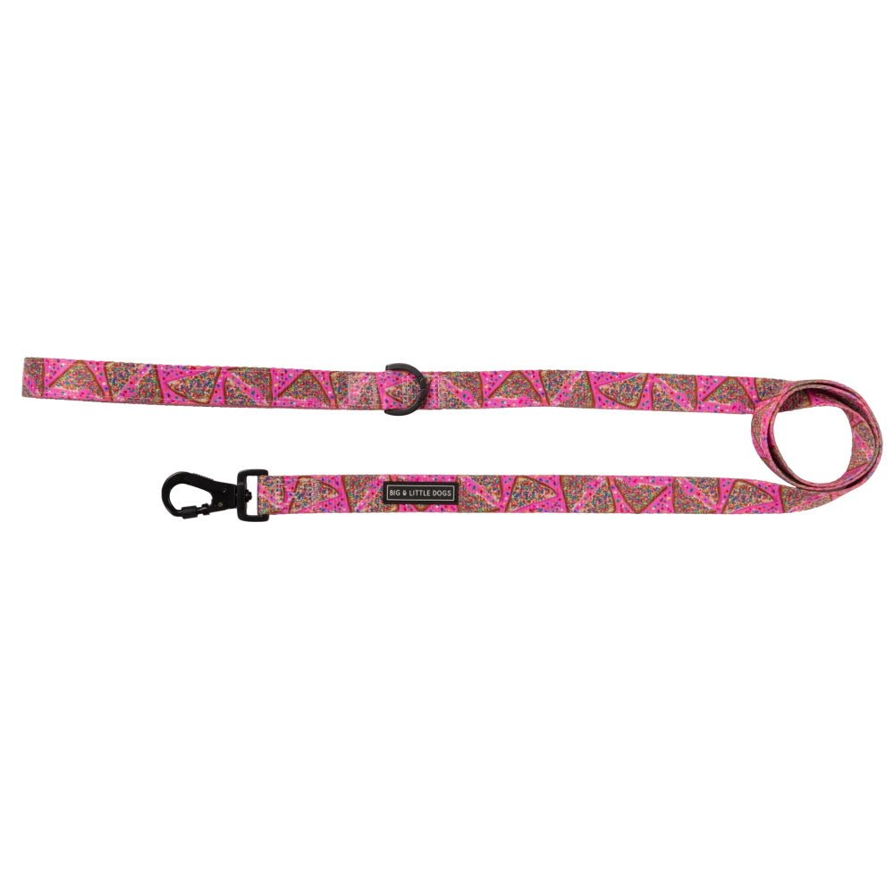 Big & Little Dogs Pink Fairy Bread Dog Leash - Leashes & Leads from Big & Little Dogs at DoggyTopia