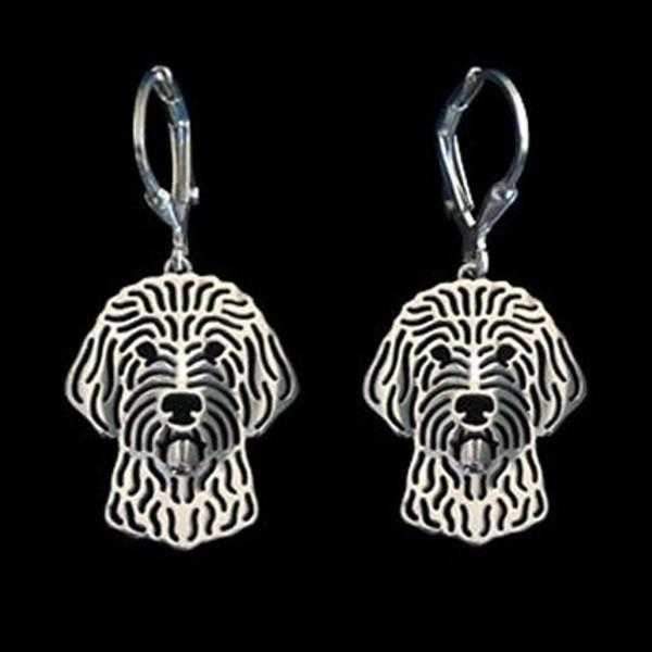 Dog Earrings - Groodle - Earrings from . at DoggyTopia