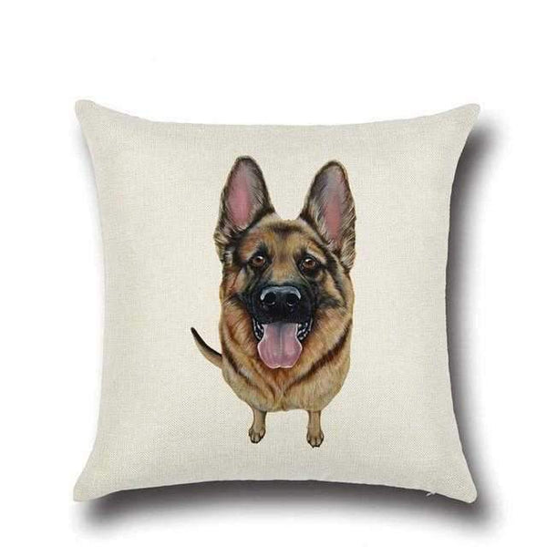 German Shepherd Cushion Cotton/LinenDoggyTopia